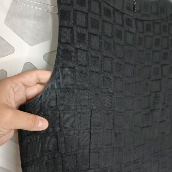 Taylor Textured Floral Rhinestone Sheath Dress Womens 6 Preppy Quiet Luxury - Picture 8 of 15